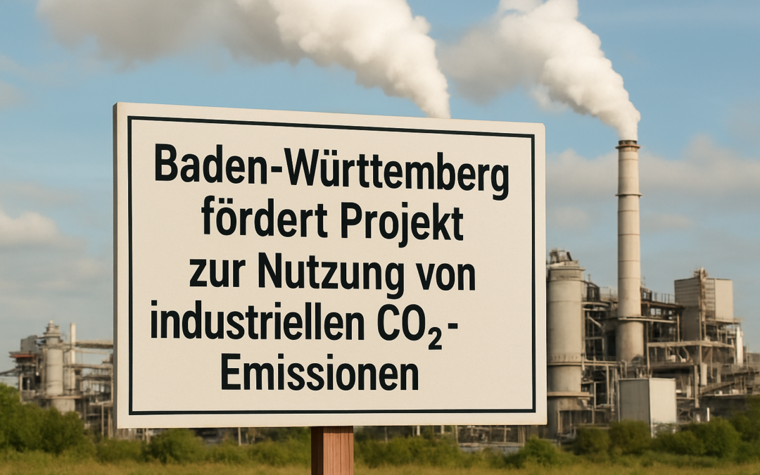 Baden-Württemberg unterstützt innovative CO2-Nutzung im Industriebereich