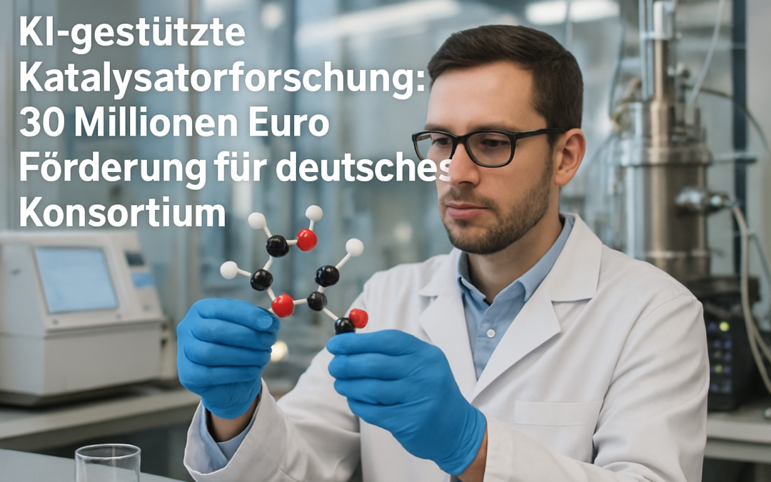 KI-gestützte Katalysatorforschung: 30 Millionen Euro für neue Technologien