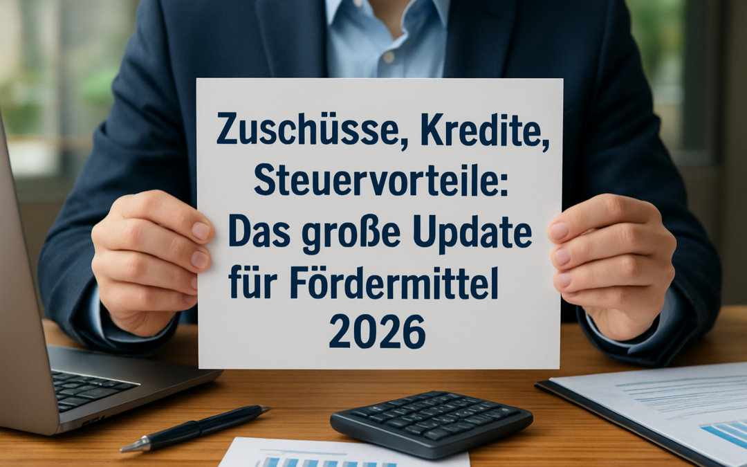 Fördermittel 2026: Zuschüsse, Kredite und Steuervorteile für Mittelständler