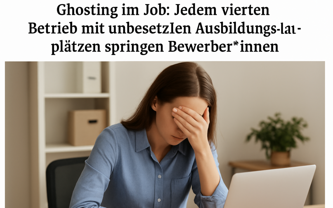 Ghosting im Job: Warum Betriebe zunehmend Ausbildungsplätze nicht besetzen können