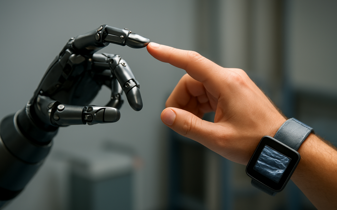 Roboterhand präzise steuern: So funktioniert ein Ultraschallarmband