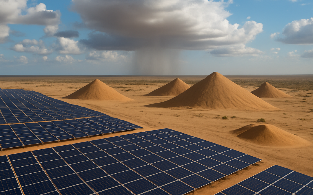 Solarparks und Kunst-Dünen: Regen in Wüsten möglich?